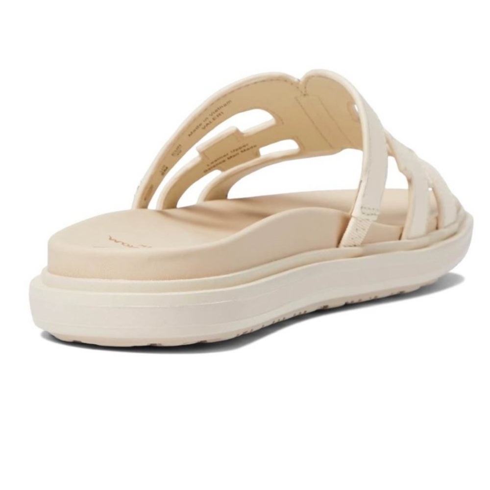 Sam Edelman Leather Sandals Valeri Ivory Slides Size 9.5 - Picture 5 of 8